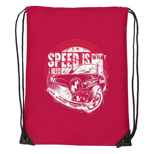Speed is what i need - Sport táska piros
