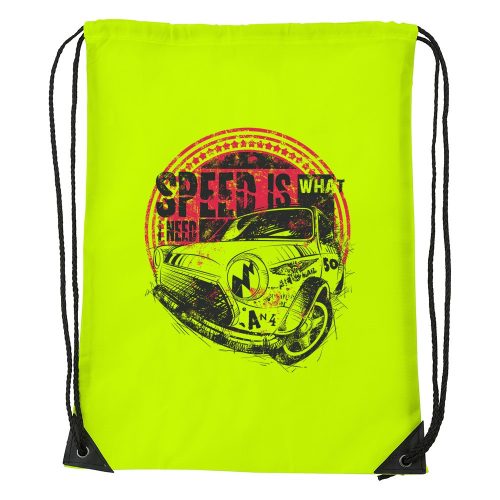 Speed is what i need - Sport táska sárga