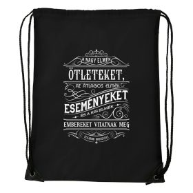 A nagy elmék - Sport táska fekete