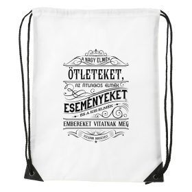 A nagy elmék - Sport táska fehér
