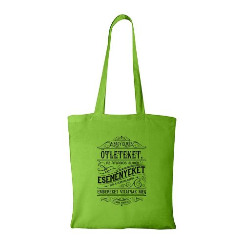 A nagy elmék - Bevásárló táska zöld