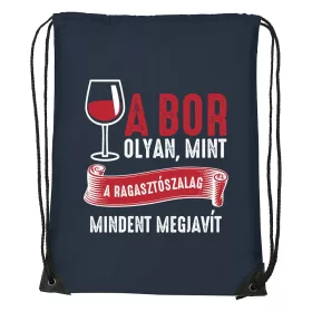 A bor olyan mint a ragasztószalag - Sport táska navy kék