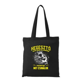 Hegesztő vagyok - Bevásárló táska fekete