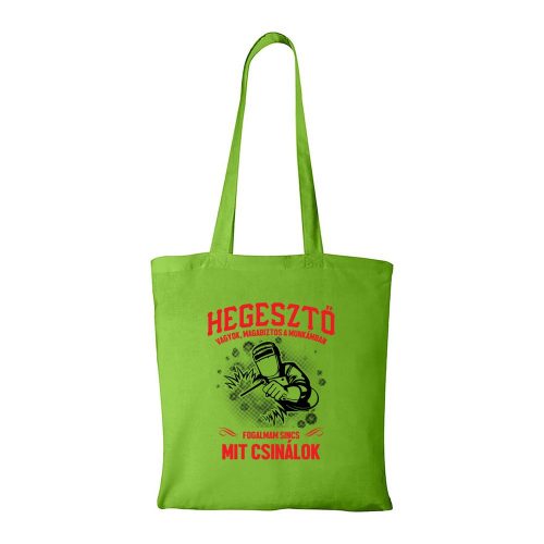 Hegesztő vagyok - Bevásárló táska zöld
