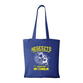 Hegesztő vagyok - Bevásárló táska kék