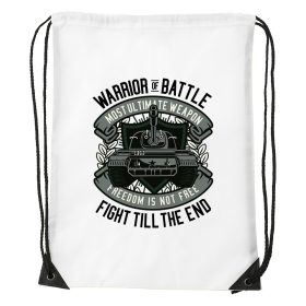 Warrior of battle - Sport táska fehér