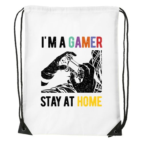 I am a gamer - Sport táska fehér