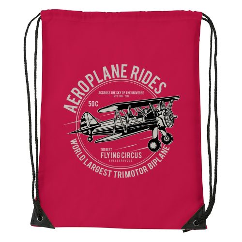 Aeroplane rides - Sport táska piros