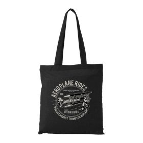 Aeroplane rides - Bevásárló táska fekete