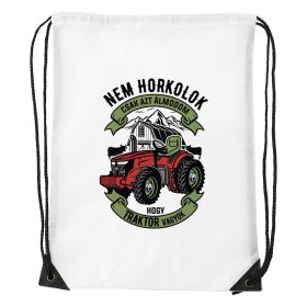 Nem horkolok - Sport táska fehér