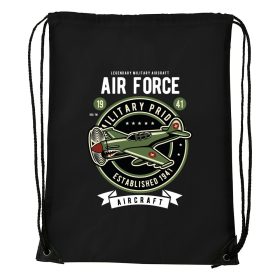 Air force - Sport táska fekete