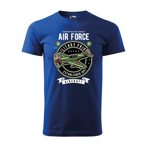 Póló Air force  mintával - Kék XXL méretben