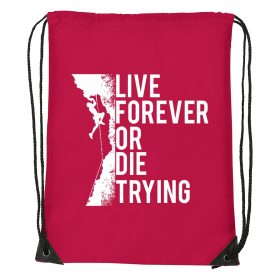 Live forever - Sport táska piros