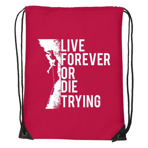Live forever - Sport táska piros