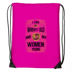I like my whisky - Sport táska magenta