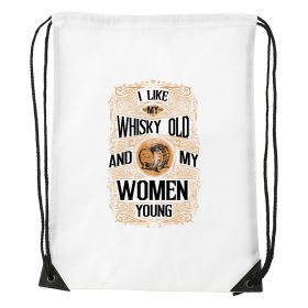 I like my whisky - Sport táska fehér