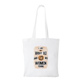 I like my whisky - Bevásárló táska fehér