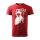 Póló Majom  mintával - Piros XL méretben