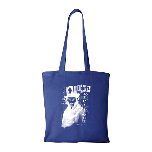 Majom - Bevásárló táska kék