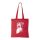 Majom - Bevásárló táska piros