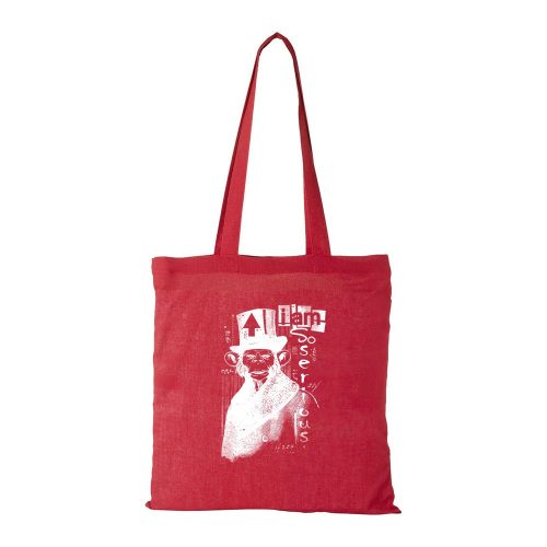 Majom - Bevásárló táska piros