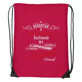 Néhányan a nevemen szólítanak - Sport táska piros v1