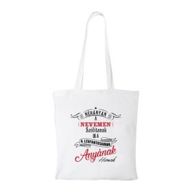   Néhányan a nevemen szólítanak - Bevásárló táska fehér v1
