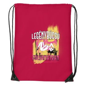 Legénybúcsú folyamatban - Sport táska piros