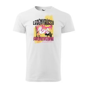 Póló Legénybúcsú folyamatban  mintával - Fehér