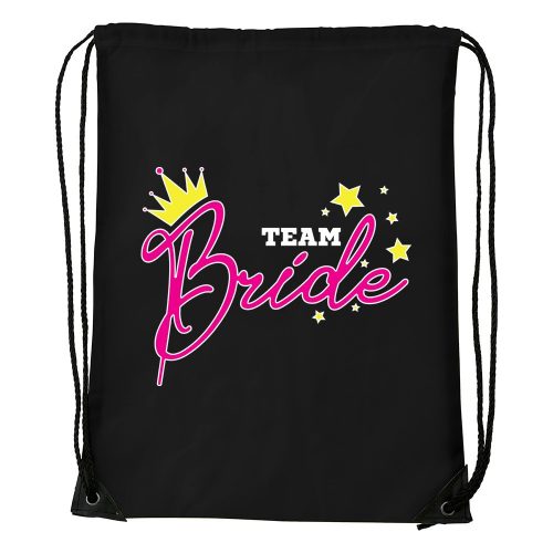 Team bride - Sport táska fekete