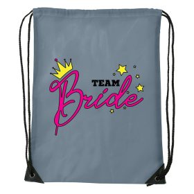 Team bride - Sport táska szürke v1