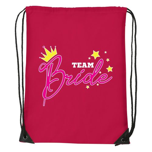 Team bride - Sport táska piros