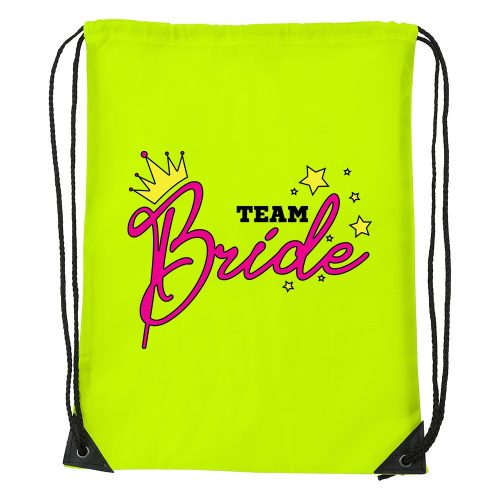 Team bride - Sport táska sárga