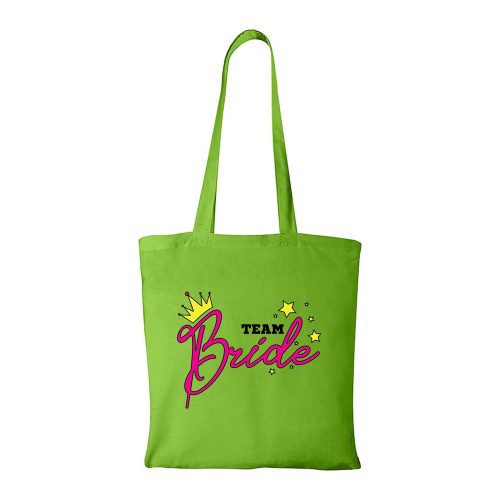 Team bride - Bevásárló táska zöld