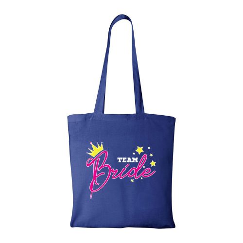 Team bride - Bevásárló táska kék