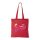 Team bride - Bevásárló táska piros