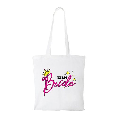 Team bride - Bevásárló táska fehér