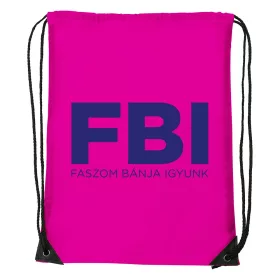 Faszom bánja igyunk - Sport táska magenta