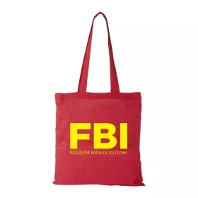 Faszom bánja igyunk - Bevásárló táska piros