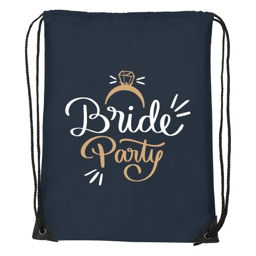 Bride party - Sport táska navy kék