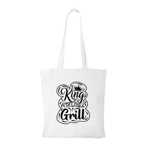 King of the grill - Bevásárló táska fehér