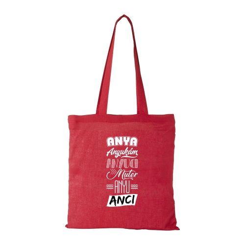 Anya - Bevásárló táska piros