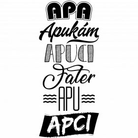 Apa - Sport táska fehér