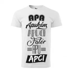 Póló Apa  mintával - Fehér