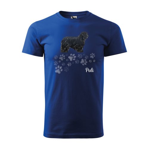 Póló Puli  mintával - Kék XXL méretben
