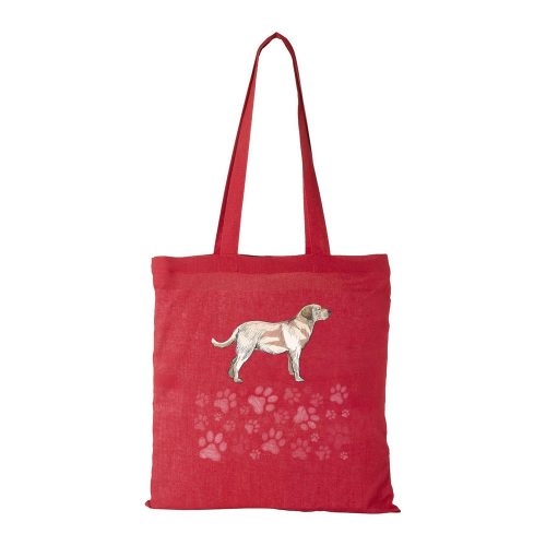 Labrador - Bevásárló táska piros