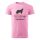 Póló Berni pásztor  mintával - Rózsaszín XXXL méretben