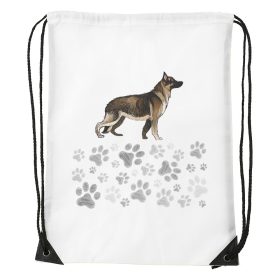 Németjuhász - Sport táska fehér v1