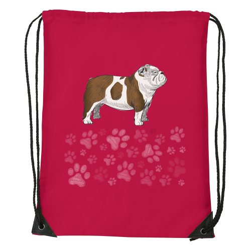 Angol bulldog - Sport táska piros