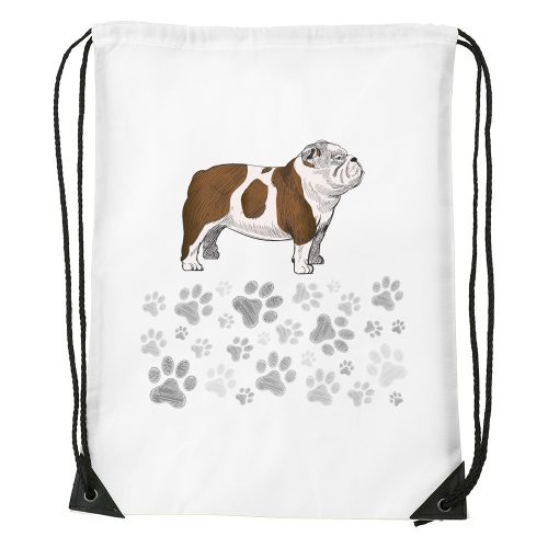 Angol bulldog - Sport táska fehér